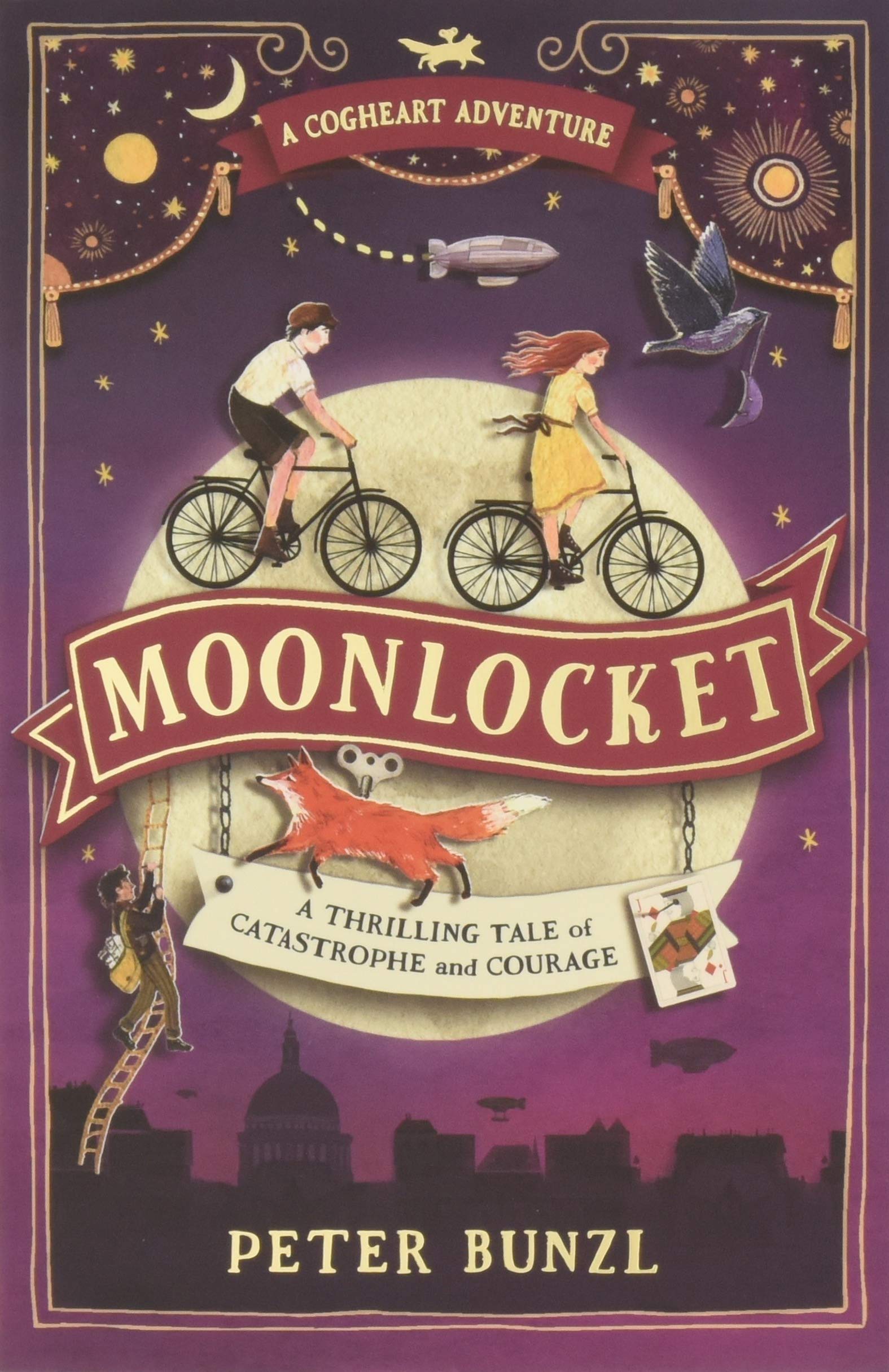 Moonlocket 月亮宝盒 英文原版 齿轮之心历险记2 Peter Bunzl彼得·邦兹尔 青少年小说历险故事9-12岁 The Cogheart Adventures #2图片