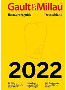 预订不退不换德语 Gault&Millau Restaurantguide 2022: