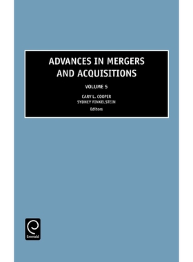 按需印刷不退不换Advances in Mergers and Acquisitions[9780762313372]
