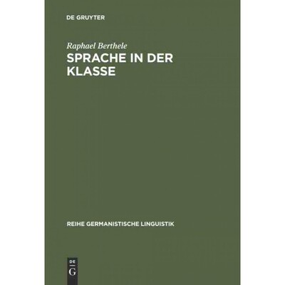 按需印刷DEG Sprache in der Klasse[9783484312128]