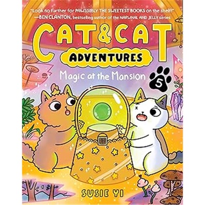 现货Cat & Cat Adventures: Magic at the Mansion: A Graphic Novel (Cat & Cat Adventure[9780063381414]