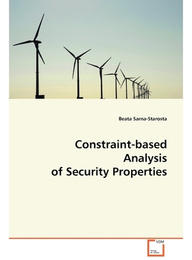 按需印刷Constraint-based Analysis of Security Properties[9783639071863]