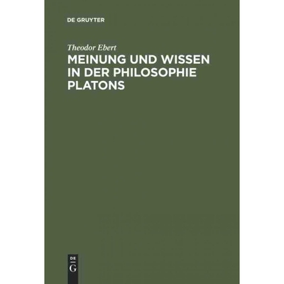 按需印刷DEG Meinung und Wissen in der Philosophie Platons[9783110047875]
