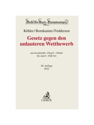 预订【德语】Gesetz gegen den unlauteren Wettbewerb:GeschGehG, PAngV, UKlaG, DL-InfoV, P2B-VO
