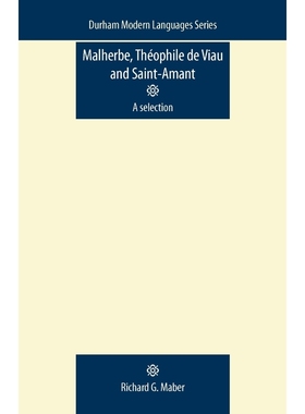 按需印刷Malherbe, Th Ophile de Viau and Saint-Amant A Selection[9780719081880]