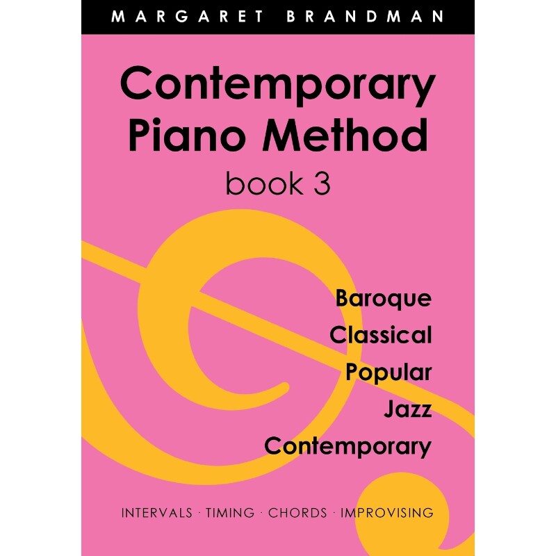 按需印刷不退不换Contemporary Piano Method Book 3[9780949683274]