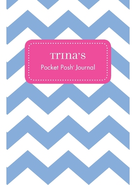 按需印刷Trina's Pocket Posh Journal, Chevron[9781524809676]