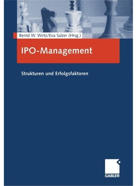 预订【德语】 IPO-Management:Strukturen und Erfolgsfakt