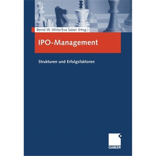 预订【德语】 IPO-Management:Strukturen und Erfolgsfakt