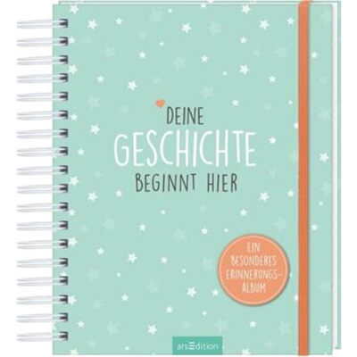 预订【德语】 Deine Geschichte beginnt hier - ein Erinnerungsalbum und wunderschönes[4014489121015]