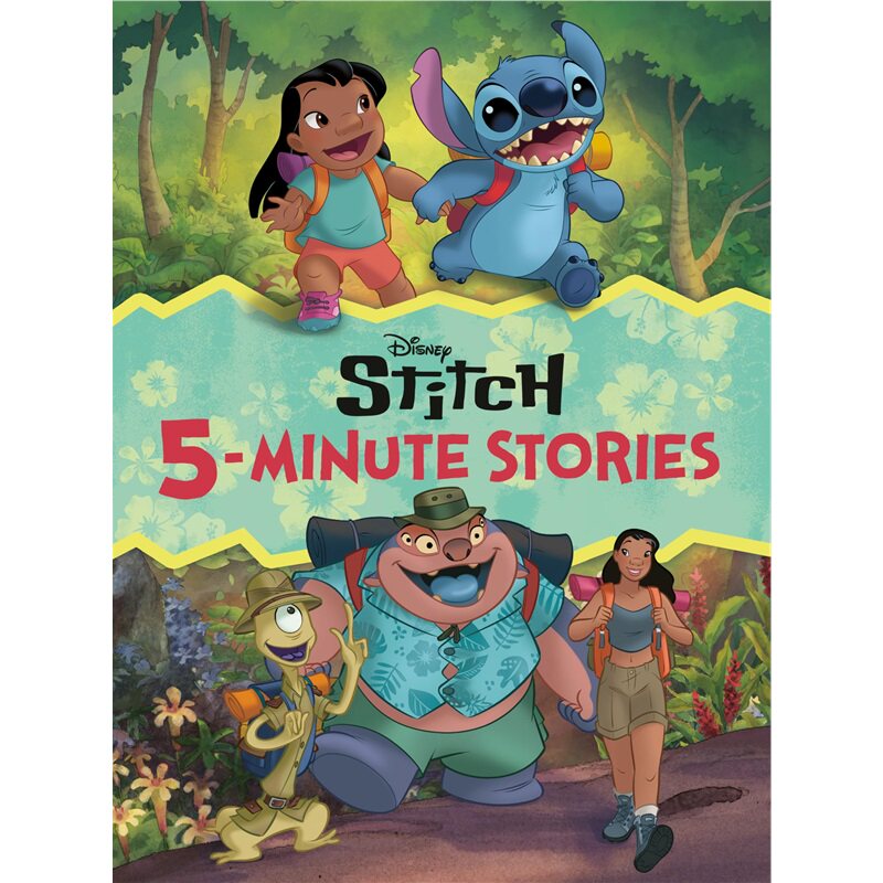 现货 5分钟迪士尼史迪奇故事 5-Minute Disney Stitch Stories 英文原版 上海外文 9780736446365