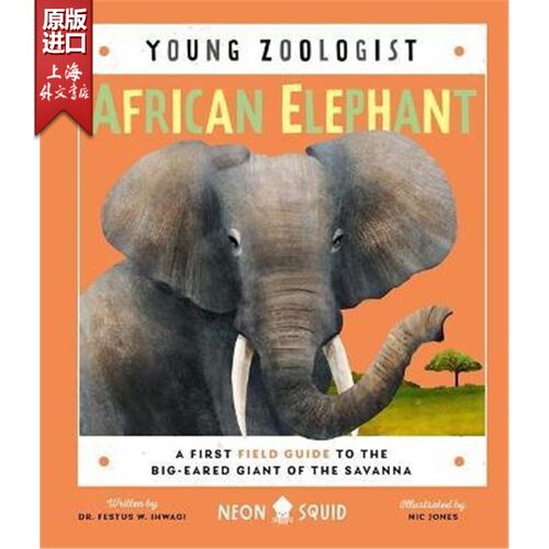现货 英文原版 非洲大象 African Elephant (Young Zoologist) 精装 科普绘本图画书【上海外文书店】