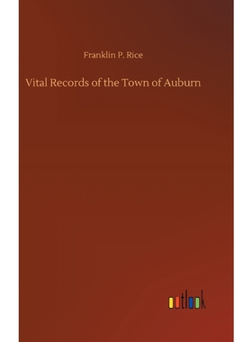 按需印刷Vital Records of the Town of Auburn[9783732674688]