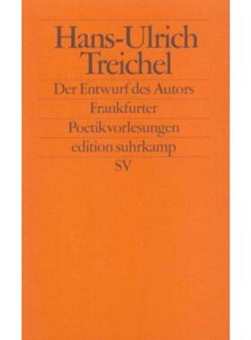 预订【德语】 Der Entwurf des Autors:Frankfurter Poetikvo