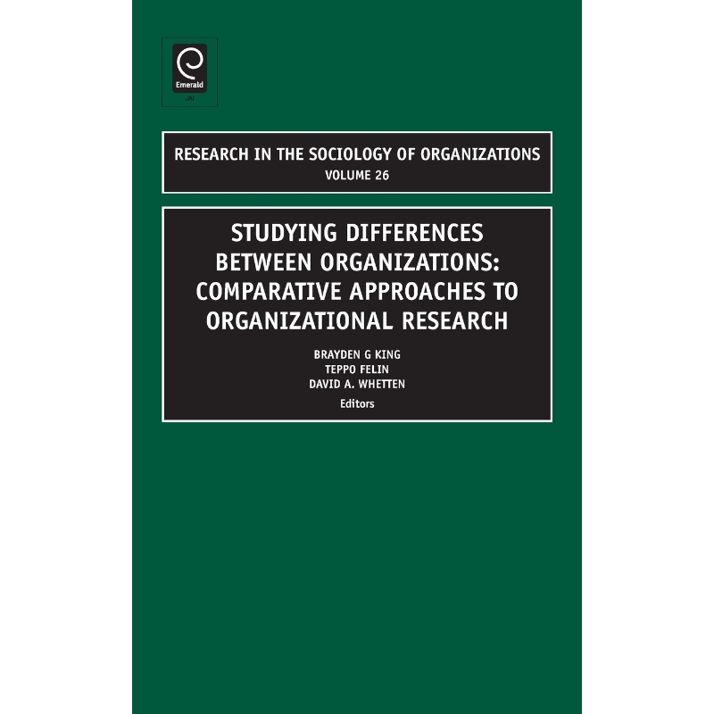 按需印刷Studying Differences Between Organizations[9781848556461]