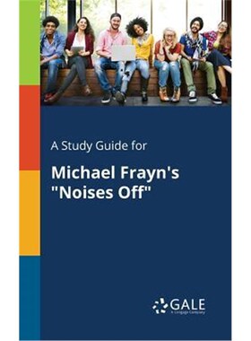 按需印刷不退不换A Study Guide for Michael Frayn's 