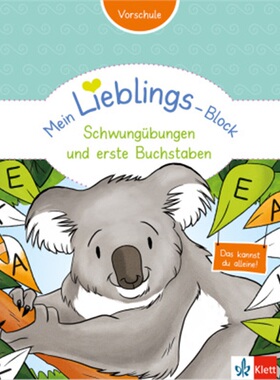 预订【德语】 Mein Lieblings-Block - Schwungübungen und erste Buchstaben[9783129491744]