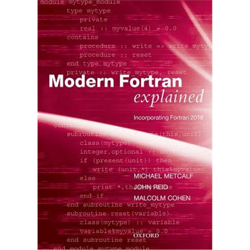 预订Modern Fortran Explained:Incorporating Fortran 2018
