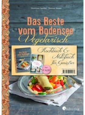 预订【德语】 Das Beste vom Bodensee - Vegetarisch, Kochbuch & Notizbuch für Genießer: