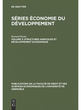按需印刷DEG Structures agricoles et développement economique[9783110994599]