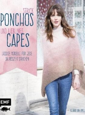 预订【德语】 Strick-Ponchos und Lieblings-Capes:Lässige Modelle für jede Jahreszeit st
