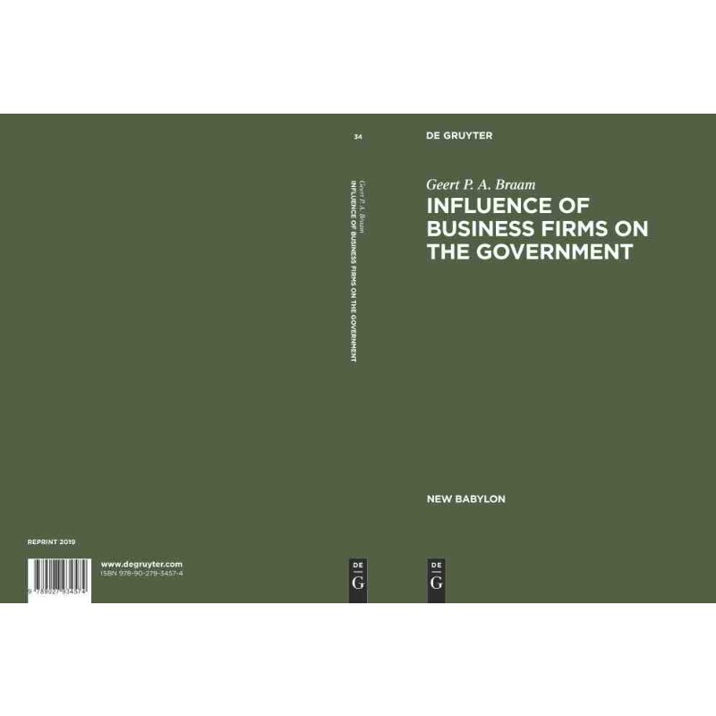 按需印刷不退不换DGYT Influence of Business Firms on the Government[9789027934574]