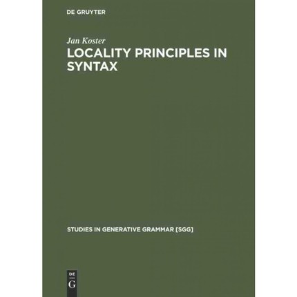 按需印刷DEG Locality principles in syntax[9783110133158]