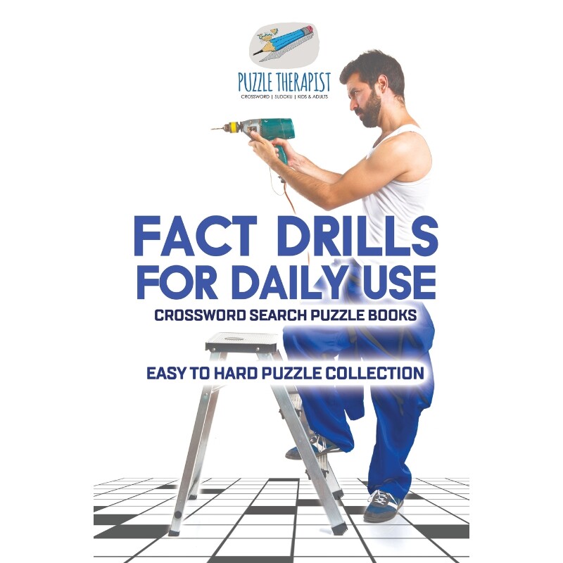 按需印刷不退不换Fact Drills for Daily Use | Crossword Search Puzzle Books | Easy to Hard Puzzle Collection[9781541943490