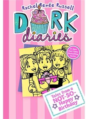 英文原版书 女版小屁孩 朵拉日记 Dork Diaries 13: Tales from a Not-So-Happy Birthda 青少年读物书籍 英文原版进口儿童图书