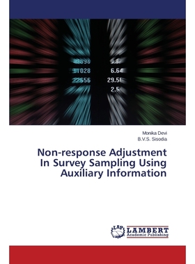 按需印刷Non-response Adjustment In Survey Sampling Using Auxiliary Information[9783659777486]