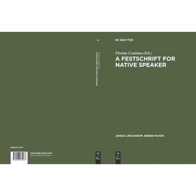按需印刷不退不换DGYT A Festschrift for Native Speaker[9789027934987]