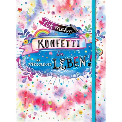 预订【德语】Fur mehr Konfetti in meinem Leben! (Notizbuch No. 1 Emma Flint). DIN A5 pu[9783401607061]