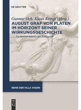 预订DEG August Graf von Platen im Horizont seiner Wirkungsgeschichte