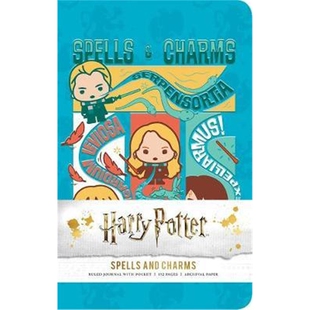 and Spells Potter Journal Ruled Pocket Charms 预订不退不换Harry