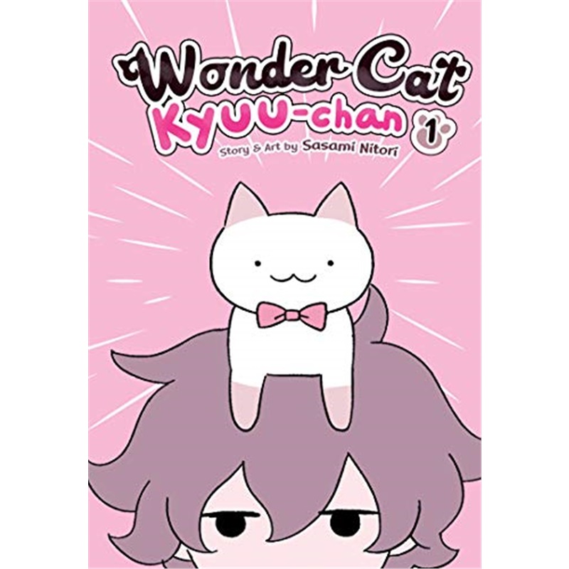 Wonder Cat Kyuu-chan Vol. 1 漫画 猫咪小九 英文原版