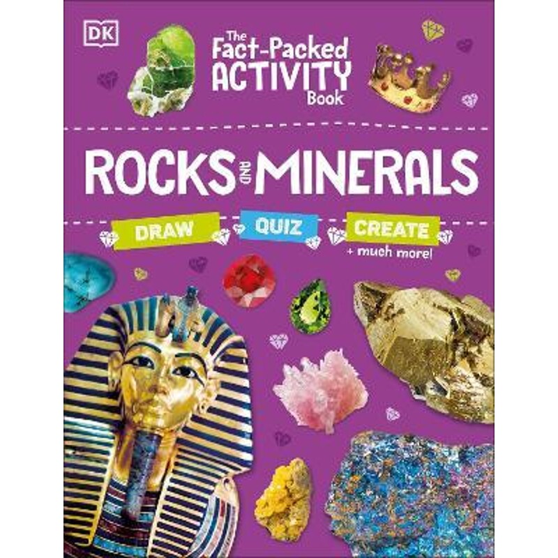 预订不退不换The Fact-Packed Activity Book: Rocks and Minerals:With More Than 50 Activities, Puzzles, and More!