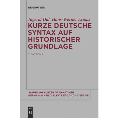 按需印刷DEG Kurze deutsche Syntax auf historischer Grundlage[9783110485042]