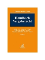 预订【德语】Handbuch Vergaberecht:GWB, VgV, SektVO, VSVgV, KonzVgV, VOB/A, UVgO, VO (EG) 1370/2007, SGB V, AEUV