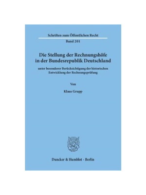预订【德语】Die Stellung der Rechnungsh?fe in der Bundesrepublik Deutschland:unter besonderer Berücksichtigung der hist