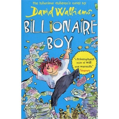现货 Billionaire Boy  钱堆里的男孩 英文原版 大卫少年幽默小说系列  大卫·威廉姆斯 青少年儿童读物 平装