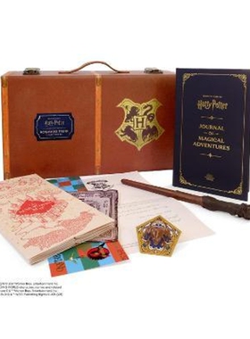 哈利波特霍格沃茨皮箱收藏套装 英文原版 Harry Potter: Hogwarts Trunk  原版进口 Donald Lemke 上海外文书店  文创周边