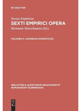 按需印刷DEG Adversus dogmaticos[9783110256284]