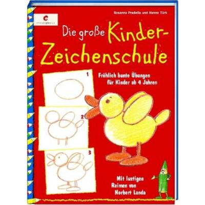 预订不退不换德语 Die gro?e Kinder-Zeichenschule:Fr?hlich bunte ?bungen für Kinder. Mit lustigen
