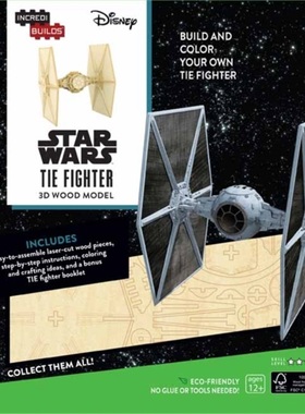 预订IncrediBuilds: Star Wars: Tie Fighter 3D Wood Model[9781682980286]
