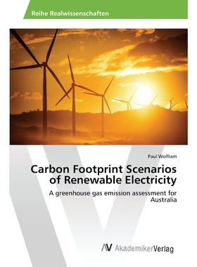 按需印刷Carbon Footprint Scenarios of Renewable Electricity[9783639871432]