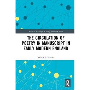 Manuscript Circulation Poetry 9780367715403 Modern 按需印刷The Early England