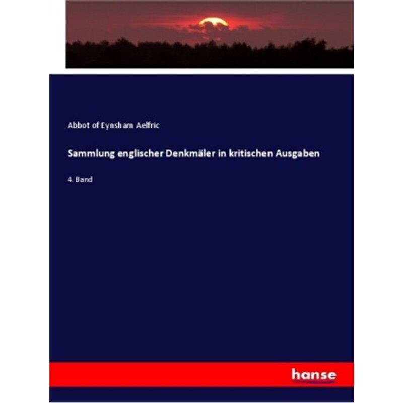 预订不退不换德语Sammlung englischer Denkmaler in kritischen Ausgaben[9783337808372]