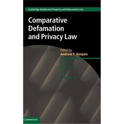 按需印刷不退不换Comparative Defamation and Privacy Law[9781107123649]