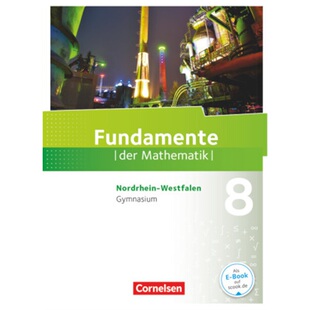 预订不退不换德语 Fundamente der Mathematik - Nordrhein-Westfalen - 8. Schuljahr[9783060403233]