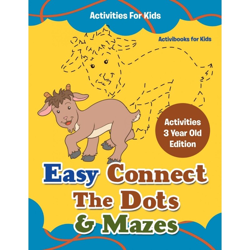 预订不退不换Easy Connect The Dots & Mazes Activities For Kids - Activities 3 Year Old Edition